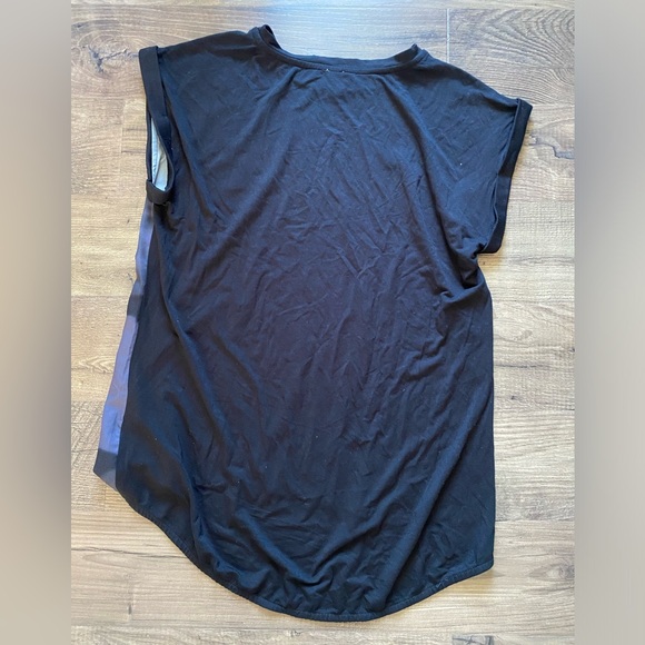 Tristan XS short sleeves abstract black printed top - Picture 4 of 4